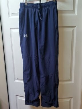 Under Armour Navy Blue Athletic Track Pants Size S